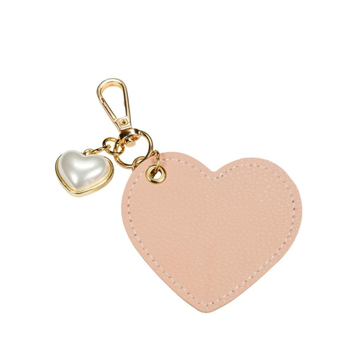 PORTACHIAVI CUORE PERLA T.6CM CIPRIA